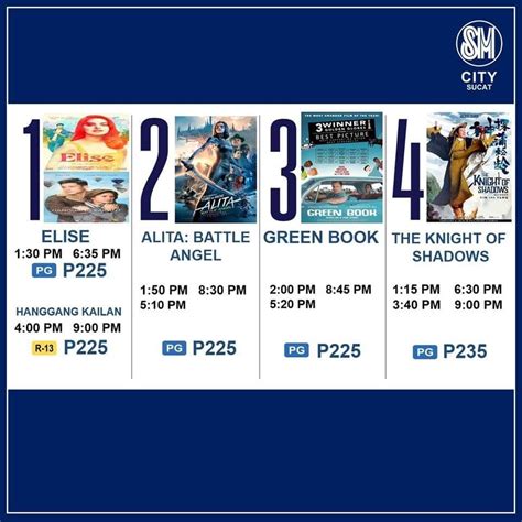 Here's the cinema schedule for today, .